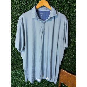 Johnnie-O Blue Performance Polo Size XL Printed